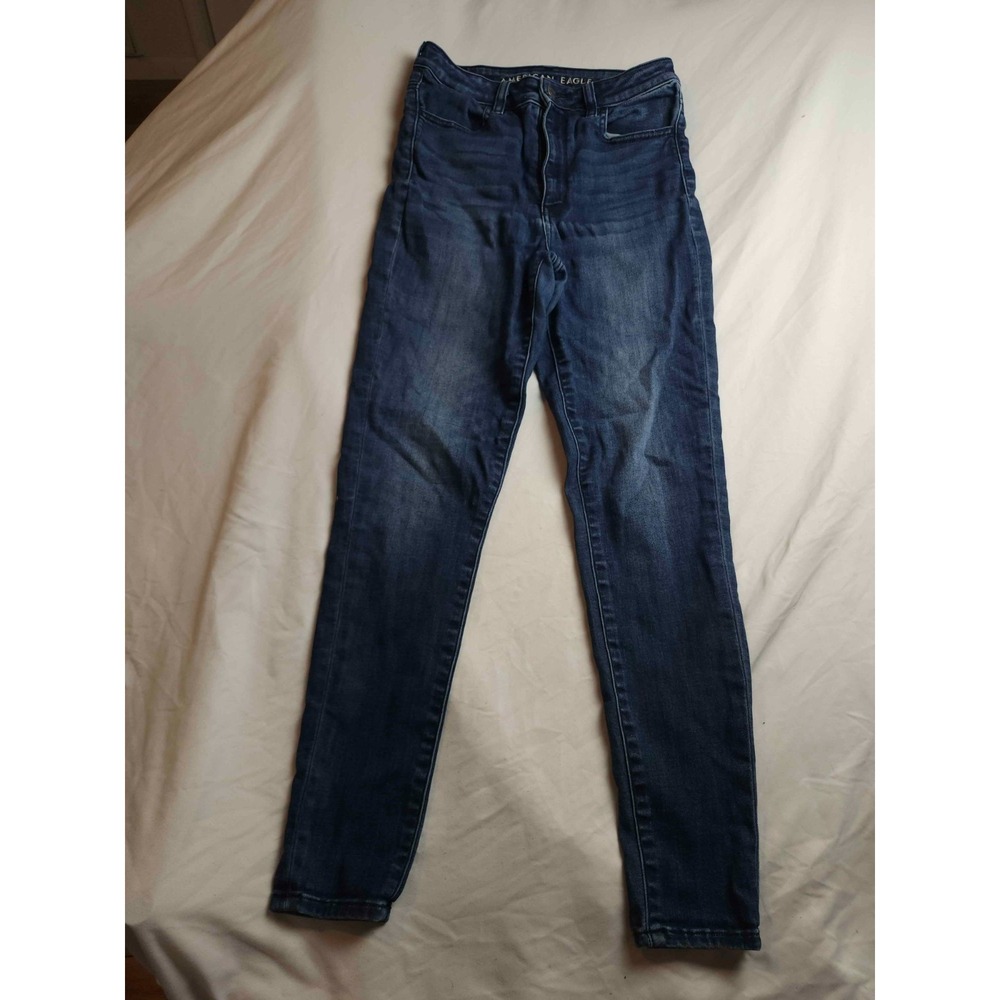 American Eagle‎ Skinny Jeans Womens 6 Blue Denim Clean Girl Capsule Wardrobe